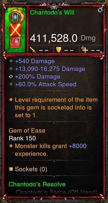 [Primal Ancient] 411k DPS Chantodos Will Diablo 3 Mods ROS Seasonal and Non Seasonal Save Mod - Modded Items and Gear - Hacks - Cheats - Trainers for Playstation 4 - Playstation 5 - Nintendo Switch - Xbox One