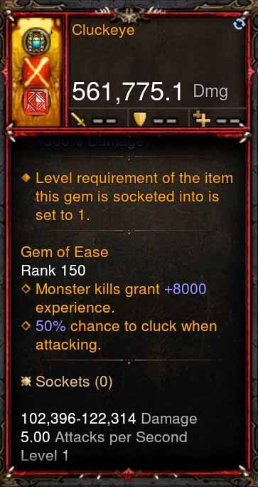 [Primal Ancient] 561k Actual DPS Cluckeye Diablo 3 Mods ROS Seasonal and Non Seasonal Save Mod - Modded Items and Gear - Hacks - Cheats - Trainers for Playstation 4 - Playstation 5 - Nintendo Switch - Xbox One