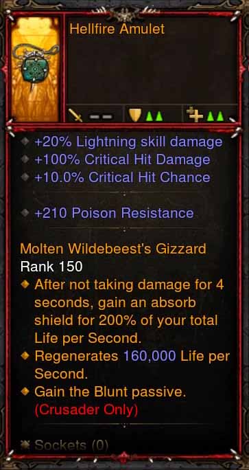 [Primal Ancient] Fake Legit Hellfire Amulet Crusader Blunt Passive Diablo 3 Mods ROS Seasonal and Non Seasonal Save Mod - Modded Items and Gear - Hacks - Cheats - Trainers for Playstation 4 - Playstation 5 - Nintendo Switch - Xbox One