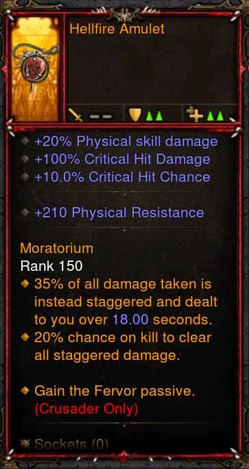 [Primal Ancient] Fake Legit Hellfire Amulet Crusader Fervor Diablo 3 Mods ROS Seasonal and Non Seasonal Save Mod - Modded Items and Gear - Hacks - Cheats - Trainers for Playstation 4 - Playstation 5 - Nintendo Switch - Xbox One