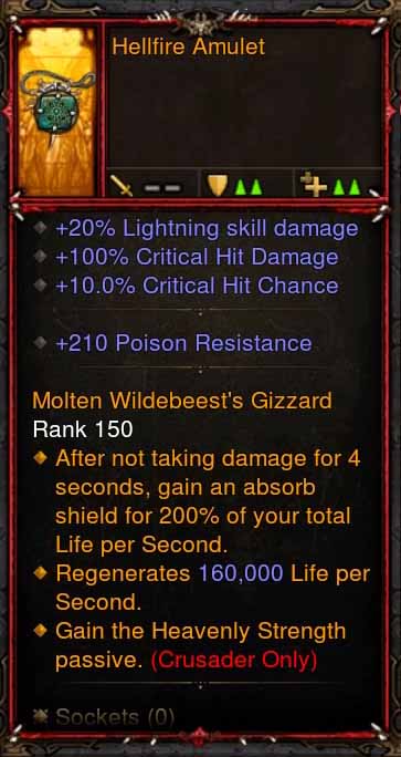 [Primal Ancient] Fake Legit Hellfire Amulet Crusader Heavenly Strength Diablo 3 Mods ROS Seasonal and Non Seasonal Save Mod - Modded Items and Gear - Hacks - Cheats - Trainers for Playstation 4 - Playstation 5 - Nintendo Switch - Xbox One