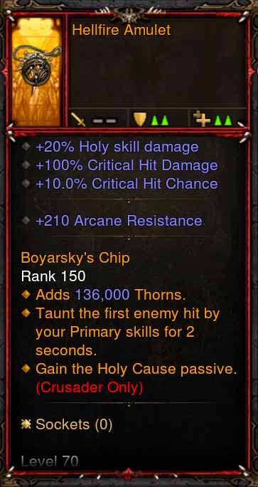 [Primal Ancient] Fake Legit Hellfire Amulet Crusader Holy Cause Diablo 3 Mods ROS Seasonal and Non Seasonal Save Mod - Modded Items and Gear - Hacks - Cheats - Trainers for Playstation 4 - Playstation 5 - Nintendo Switch - Xbox One