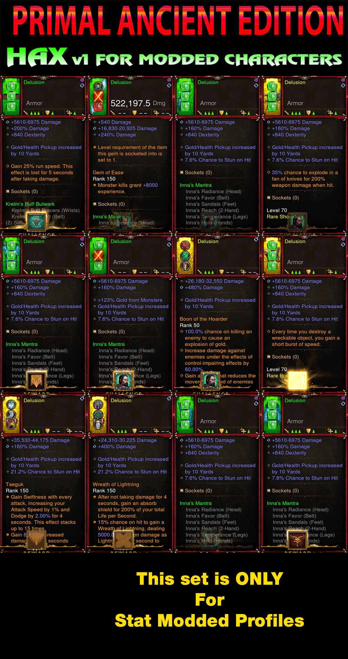 [Primal Ancient] [Quad DPS] Hax v1 Innas Monk Set Delusion, Mass Spawns, PickUp Radius Diablo 3 Mods ROS Seasonal and Non Seasonal Save Mod - Modded Items and Gear - Hacks - Cheats - Trainers for Playstation 4 - Playstation 5 - Nintendo Switch - Xbox One