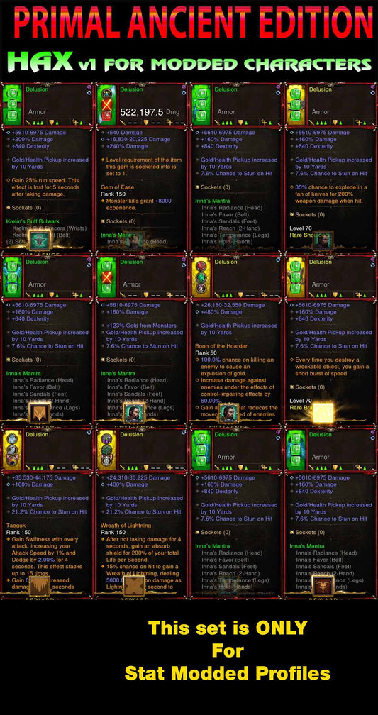 [Primal Ancient] [Quad DPS] Hax v1 Innas Monk Set Delusion, Mass Spawns, PickUp Radius Diablo 3 Mods ROS Seasonal and Non Seasonal Save Mod - Modded Items and Gear - Hacks - Cheats - Trainers for Playstation 4 - Playstation 5 - Nintendo Switch - Xbox One