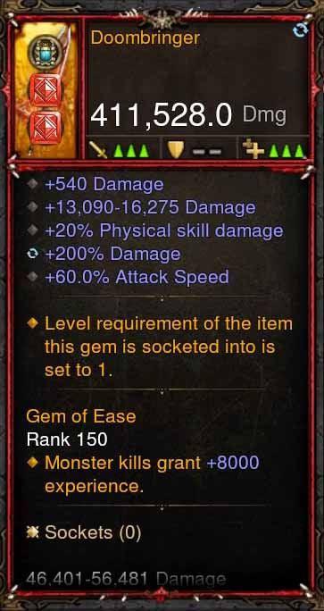 [Primal Ancient] 411k DPS Doombringer Diablo 3 Mods ROS Seasonal and Non Seasonal Save Mod - Modded Items and Gear - Hacks - Cheats - Trainers for Playstation 4 - Playstation 5 - Nintendo Switch - Xbox One