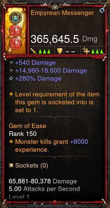 [Primal Ancient] 365k Actual DPS Empyrean Messenger Diablo 3 Mods ROS Seasonal and Non Seasonal Save Mod - Modded Items and Gear - Hacks - Cheats - Trainers for Playstation 4 - Playstation 5 - Nintendo Switch - Xbox One