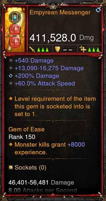 [Primal Ancient] 691k DPS Empyrean Messenger - Diablo 3 Mods Store - Seasonal and non-seasonal - Modded Items and Gear for PlayStation 4, PlayStation 5, Nintendo Switch, and Xbox One