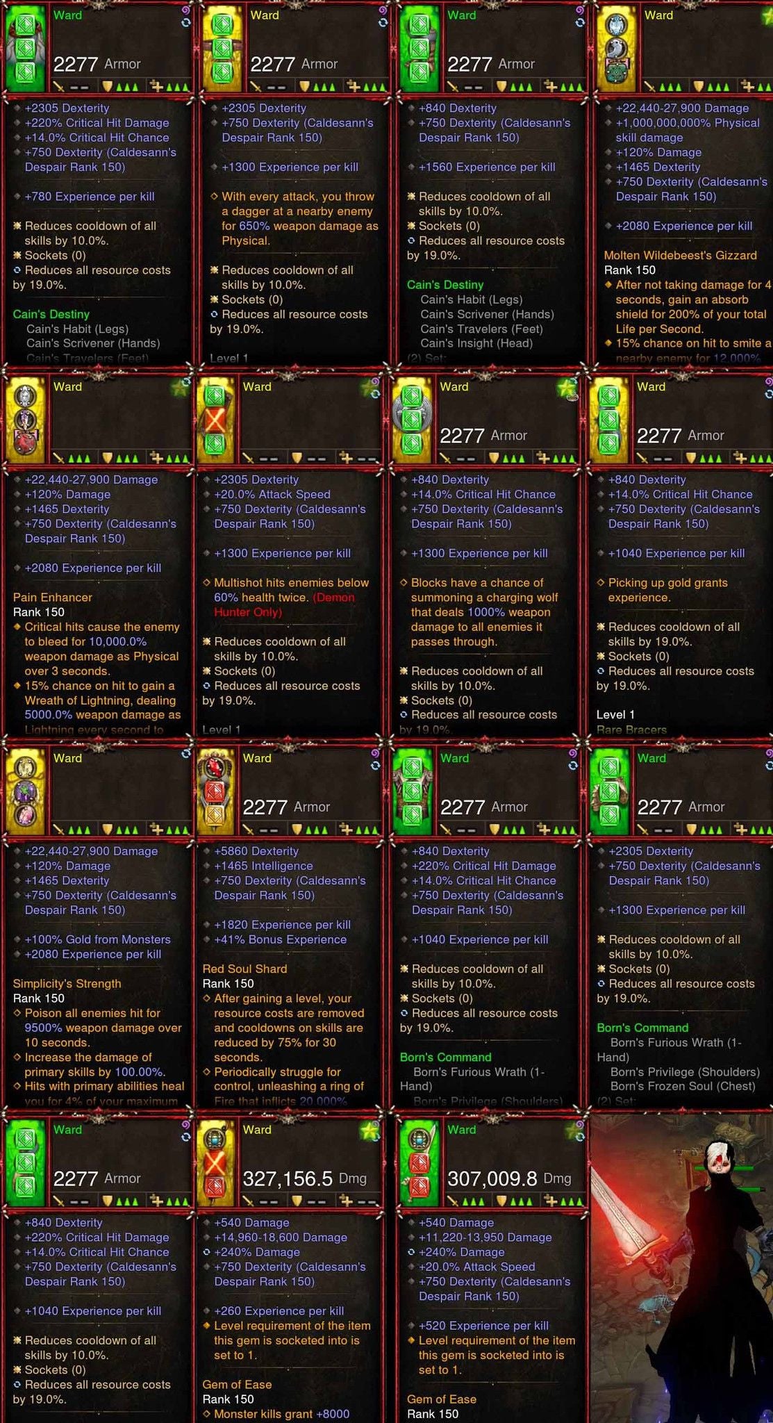 [Primal Ancient] EXP Leveling Set for Leveling 1-70 (ward, air, rain) Diablo 3 Mods ROS Seasonal and Non Seasonal Save Mod - Modded Items and Gear - Hacks - Cheats - Trainers for Playstation 4 - Playstation 5 - Nintendo Switch - Xbox One