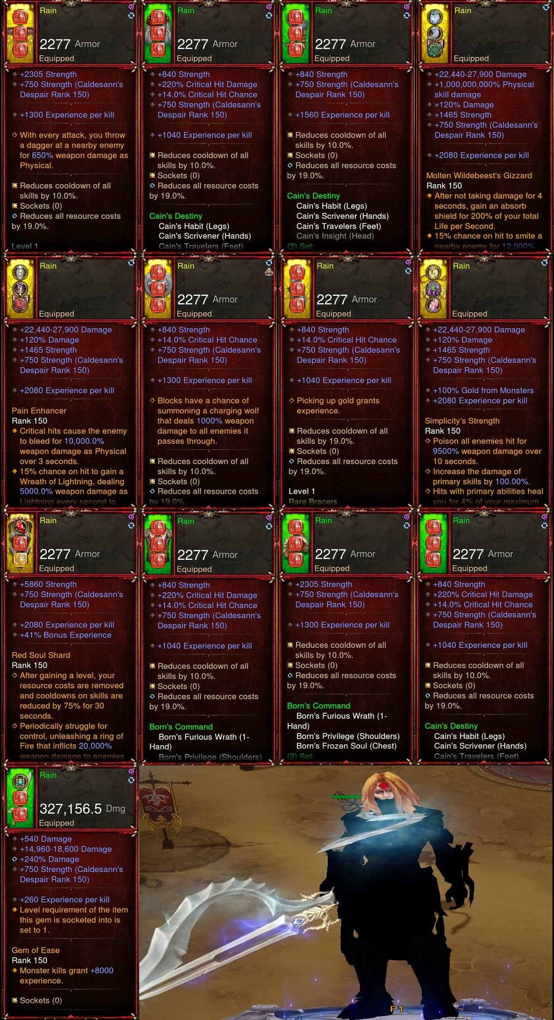 [Primal Ancient] EXP Leveling Set for Leveling 1-70 (ward, air, rain) Diablo 3 Mods ROS Seasonal and Non Seasonal Save Mod - Modded Items and Gear - Hacks - Cheats - Trainers for Playstation 4 - Playstation 5 - Nintendo Switch - Xbox One