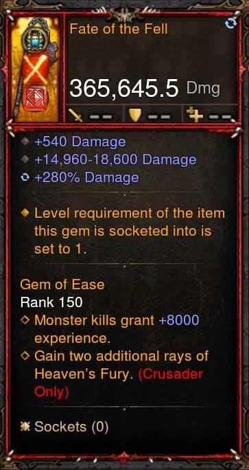 [Primal Ancient] 365k Actual DPS Fate of the Fell Diablo 3 Mods ROS Seasonal and Non Seasonal Save Mod - Modded Items and Gear - Hacks - Cheats - Trainers for Playstation 4 - Playstation 5 - Nintendo Switch - Xbox One