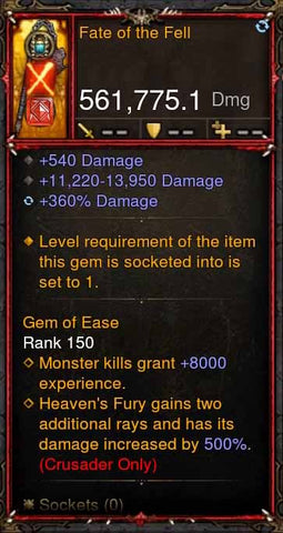 [Primal Ancient] [QUAD DPS] 2.6.1 Fate of Fell 561K Actual DPS-Diablo 3 Mods - Playstation 4, Xbox One, Nintendo Switch