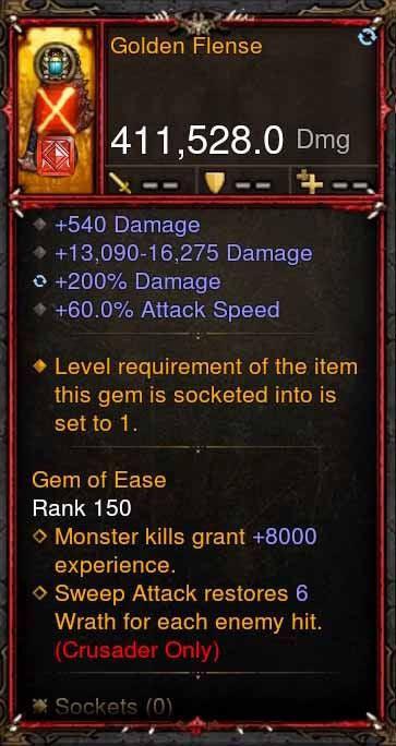 [Primal Ancient] 411k DPS Golden Flense Diablo 3 Mods ROS Seasonal and Non Seasonal Save Mod - Modded Items and Gear - Hacks - Cheats - Trainers for Playstation 4 - Playstation 5 - Nintendo Switch - Xbox One