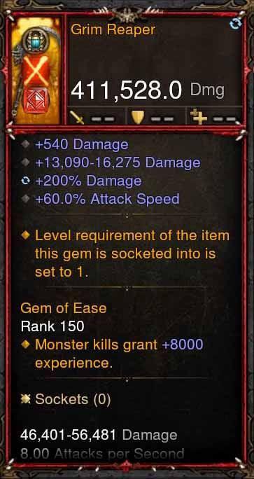 [Primal Ancient] 411k DPS Grim Reaper Diablo 3 Mods ROS Seasonal and Non Seasonal Save Mod - Modded Items and Gear - Hacks - Cheats - Trainers for Playstation 4 - Playstation 5 - Nintendo Switch - Xbox One