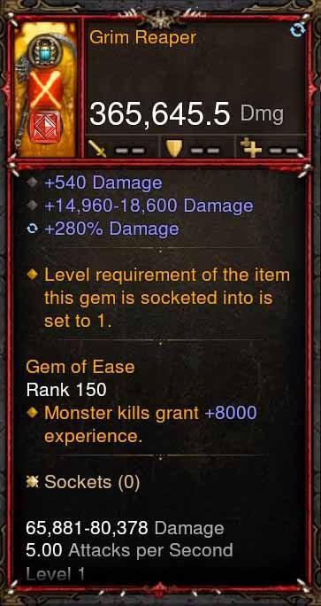 [Primal Ancient] 365k Actual DPS Grim Reaper Diablo 3 Mods ROS Seasonal and Non Seasonal Save Mod - Modded Items and Gear - Hacks - Cheats - Trainers for Playstation 4 - Playstation 5 - Nintendo Switch - Xbox One