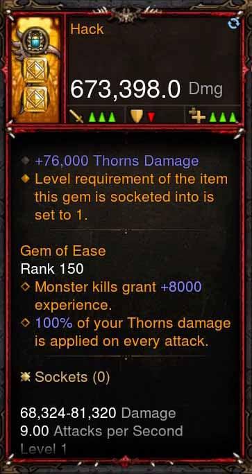 [Primal Ancient] 673k DPS Hack (Thorns) - Diablo 3 Mods Store - Seasonal and non-seasonal - Modded Items and Gear for PlayStation 4, PlayStation 5, Nintendo Switch, and Xbox One