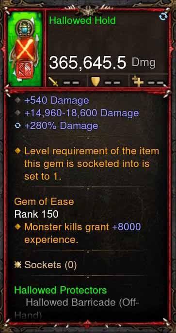 [Primal Ancient] 365k Actual DPS Hallowed Hold Diablo 3 Mods ROS Seasonal and Non Seasonal Save Mod - Modded Items and Gear - Hacks - Cheats - Trainers for Playstation 4 - Playstation 5 - Nintendo Switch - Xbox One