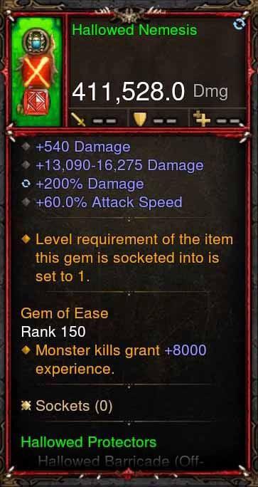 [Primal Ancient] 411k DPS Hallowed Nemesis Diablo 3 Mods ROS Seasonal and Non Seasonal Save Mod - Modded Items and Gear - Hacks - Cheats - Trainers for Playstation 4 - Playstation 5 - Nintendo Switch - Xbox One