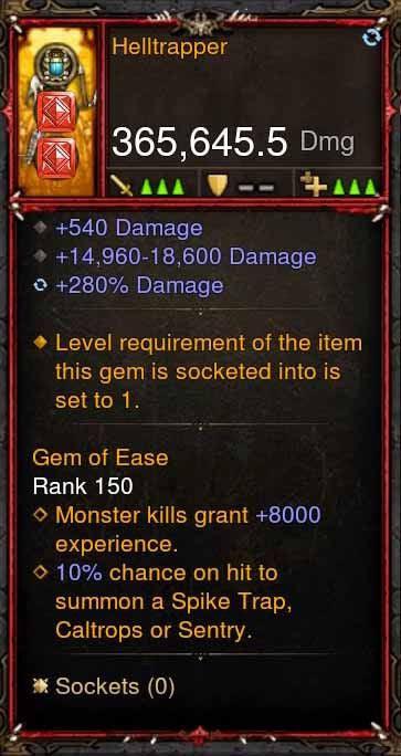 [Primal Ancient] 365k Actual DPS Helltrapper Diablo 3 Mods ROS Seasonal and Non Seasonal Save Mod - Modded Items and Gear - Hacks - Cheats - Trainers for Playstation 4 - Playstation 5 - Nintendo Switch - Xbox One