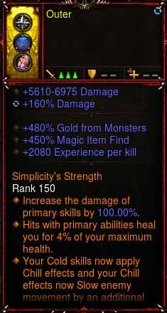 [Primal Ancient] 1-70 Immortal Modded Ring 480% Gold, 450% Magic Find, 2080 EXP Outer Diablo 3 Mods ROS Seasonal and Non Seasonal Save Mod - Modded Items and Gear - Hacks - Cheats - Trainers for Playstation 4 - Playstation 5 - Nintendo Switch - Xbox One