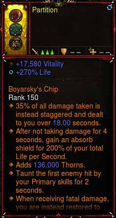 [Primal Ancient] 1-70 Immortal Modded Ring 17k Vit, 270% Life Partition Diablo 3 Mods ROS Seasonal and Non Seasonal Save Mod - Modded Items and Gear - Hacks - Cheats - Trainers for Playstation 4 - Playstation 5 - Nintendo Switch - Xbox One