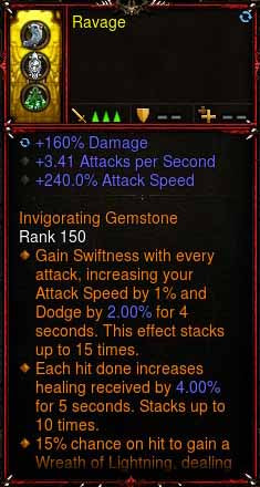 [Primal Ancient] 1-70 Immortal Modded Ring +3.41 APS, 240% Attack Speed, 160% Damage Ravage Diablo 3 Mods ROS Seasonal and Non Seasonal Save Mod - Modded Items and Gear - Hacks - Cheats - Trainers for Playstation 4 - Playstation 5 - Nintendo Switch - Xbox One