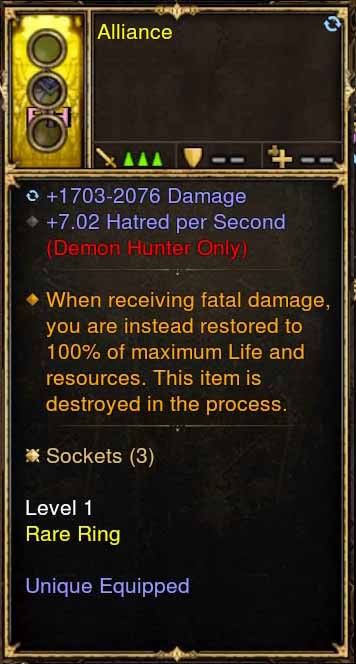 Level 1 Diablo 3 Immortal Modded Ring 7.02 Hatred Per Second (Unsocketed) Alliance Diablo 3 Mods ROS Seasonal and Non Seasonal Save Mod - Modded Items and Gear - Hacks - Cheats - Trainers for Playstation 4 - Playstation 5 - Nintendo Switch - Xbox One
