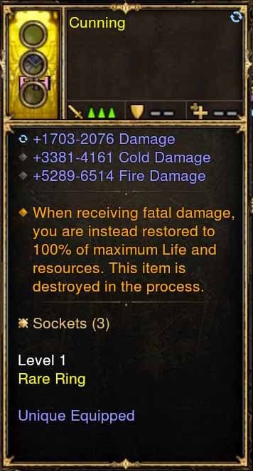 Level 1 Diablo 3 Immortal Modded Ring + Cold and Fire Damage (Unsocketed) Cunning Diablo 3 Mods ROS Seasonal and Non Seasonal Save Mod - Modded Items and Gear - Hacks - Cheats - Trainers for Playstation 4 - Playstation 5 - Nintendo Switch - Xbox One