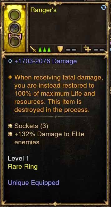 Level 1 Diablo 3 Immortal Modded Ring +132% Elite Damage (Unsocketed) Rangers Diablo 3 Mods ROS Seasonal and Non Seasonal Save Mod - Modded Items and Gear - Hacks - Cheats - Trainers for Playstation 4 - Playstation 5 - Nintendo Switch - Xbox One