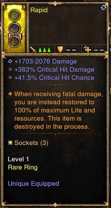 Level 1 Diablo 3 Immortal Modded Ring 383% CHD, 41% CC (Unsocketed) Rapid Diablo 3 Mods ROS Seasonal and Non Seasonal Save Mod - Modded Items and Gear - Hacks - Cheats - Trainers for Playstation 4 - Playstation 5 - Nintendo Switch - Xbox One