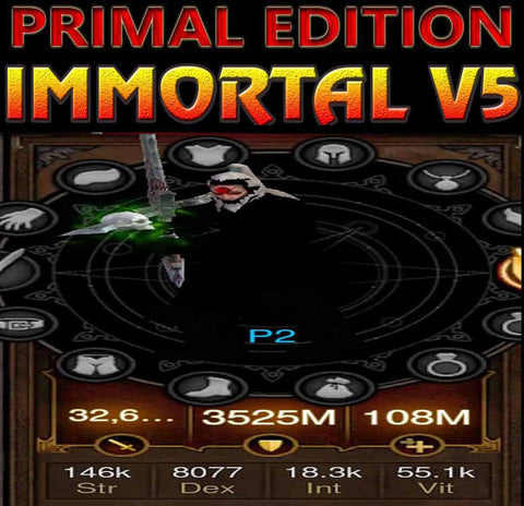 [Primal Ancient] Immortality v5 Titan FOH Speed WW Waste Barbarian Modded Set for Rift 150 Wind-Diablo 3 Mods - Playstation 4, Xbox One, Nintendo Switch