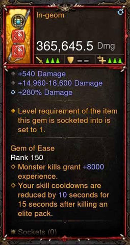 [Primal Ancient] 365k Actual DPS In-Geom-Diablo 3 Mods - Playstation 4, Xbox One, Nintendo Switch