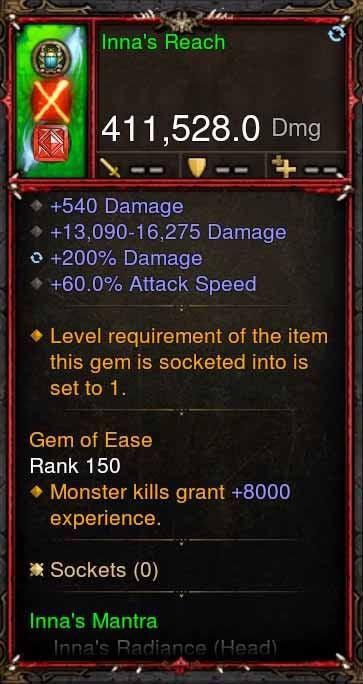 [Primal Ancient] 411k DPS Innas Reach Diablo 3 Mods ROS Seasonal and Non Seasonal Save Mod - Modded Items and Gear - Hacks - Cheats - Trainers for Playstation 4 - Playstation 5 - Nintendo Switch - Xbox One