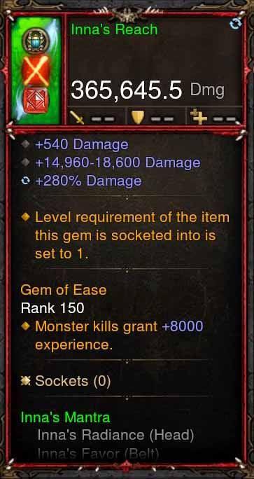 [Primal Ancient] 365k Actual DPS Innas Reach Diablo 3 Mods ROS Seasonal and Non Seasonal Save Mod - Modded Items and Gear - Hacks - Cheats - Trainers for Playstation 4 - Playstation 5 - Nintendo Switch - Xbox One