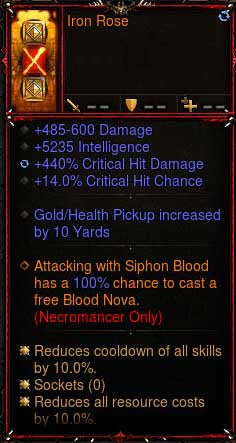 [Primal Ancient] 2.6.6 Iron Rose Necromancer Offhand Diablo 3 Mods ROS Seasonal and Non Seasonal Save Mod - Modded Items and Gear - Hacks - Cheats - Trainers for Playstation 4 - Playstation 5 - Nintendo Switch - Xbox One