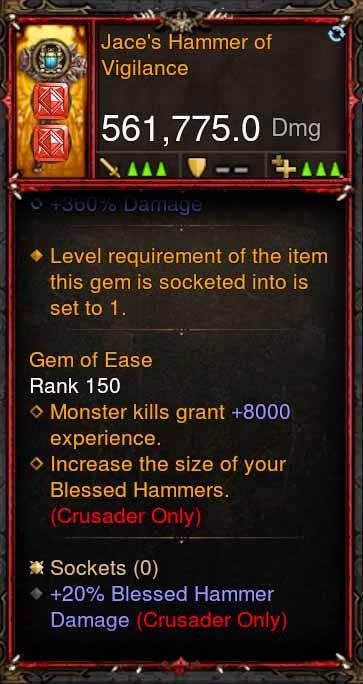 [Primal Ancient] 561k Actual DPS Jaces Hammer of Vigilance Diablo 3 Mods ROS Seasonal and Non Seasonal Save Mod - Modded Items and Gear - Hacks - Cheats - Trainers for Playstation 4 - Playstation 5 - Nintendo Switch - Xbox One
