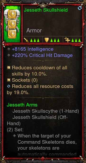 [Primal Ancient] Jesseth Skullshield Necromancer Phylactery Diablo 3 Mods ROS Seasonal and Non Seasonal Save Mod - Modded Items and Gear - Hacks - Cheats - Trainers for Playstation 4 - Playstation 5 - Nintendo Switch - Xbox One