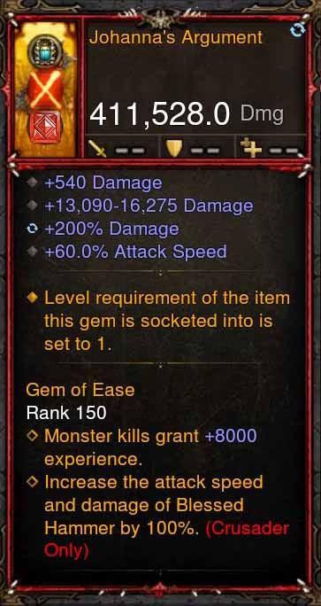 [Primal Ancient] 411k DPS Johannas Argument Diablo 3 Mods ROS Seasonal and Non Seasonal Save Mod - Modded Items and Gear - Hacks - Cheats - Trainers for Playstation 4 - Playstation 5 - Nintendo Switch - Xbox One