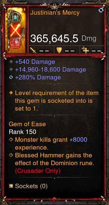 [Primal Ancient] 365k Actual DPS Justinians Mercy Diablo 3 Mods ROS Seasonal and Non Seasonal Save Mod - Modded Items and Gear - Hacks - Cheats - Trainers for Playstation 4 - Playstation 5 - Nintendo Switch - Xbox One