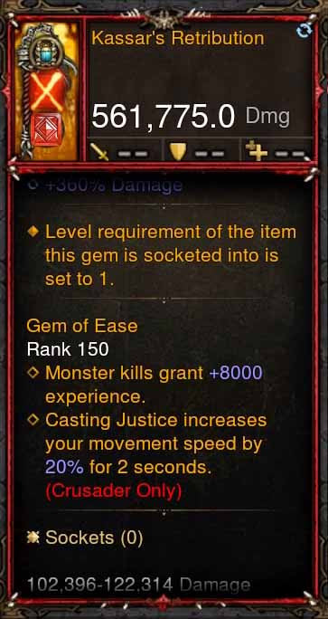 [Primal Ancient] 561k Actual DPS Kassars Retribution Diablo 3 Mods ROS Seasonal and Non Seasonal Save Mod - Modded Items and Gear - Hacks - Cheats - Trainers for Playstation 4 - Playstation 5 - Nintendo Switch - Xbox One