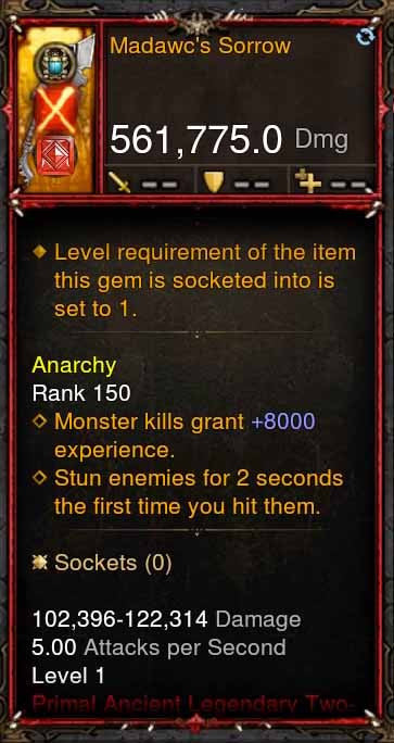 [Primal Ancient] 561k Actual DPS Madawcs Sorrow Diablo 3 Mods ROS Seasonal and Non Seasonal Save Mod - Modded Items and Gear - Hacks - Cheats - Trainers for Playstation 4 - Playstation 5 - Nintendo Switch - Xbox One