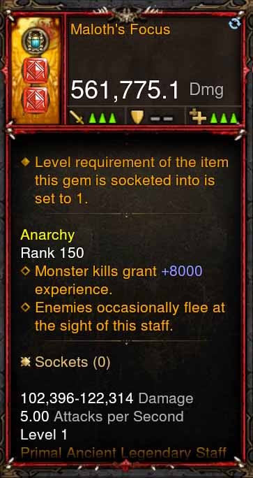 [Primal Ancient] 561k Actual DPS Maloths Focus Diablo 3 Mods ROS Seasonal and Non Seasonal Save Mod - Modded Items and Gear - Hacks - Cheats - Trainers for Playstation 4 - Playstation 5 - Nintendo Switch - Xbox One