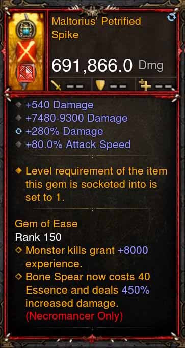 [Primal Ancient] 691k DPS Maltorius Petrified Spike Diablo 3 Mods ROS Seasonal and Non Seasonal Save Mod - Modded Items and Gear - Hacks - Cheats - Trainers for Playstation 4 - Playstation 5 - Nintendo Switch - Xbox One