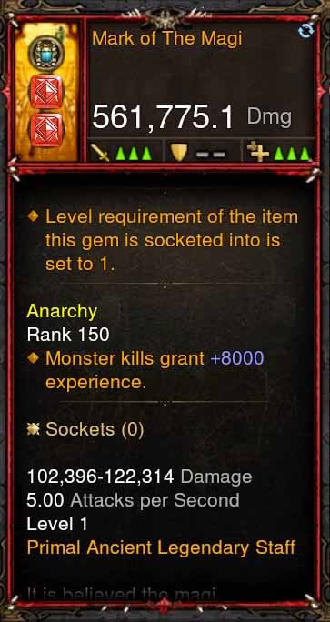 [Primal Ancient] 561k Actual DPS Mark of The Magi Diablo 3 Mods ROS Seasonal and Non Seasonal Save Mod - Modded Items and Gear - Hacks - Cheats - Trainers for Playstation 4 - Playstation 5 - Nintendo Switch - Xbox One