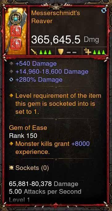 [Primal Ancient] 365k Actual DPS Messerschmidts Reaver Diablo 3 Mods ROS Seasonal and Non Seasonal Save Mod - Modded Items and Gear - Hacks - Cheats - Trainers for Playstation 4 - Playstation 5 - Nintendo Switch - Xbox One