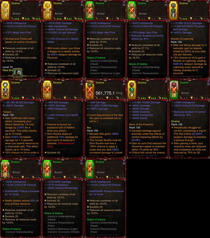 [Primal Ancient] [Quad DPS] Diablo 3 Immortal v5 Necromancer Inarius gRift 150 (Magic Find, High CDR, RR) Elusive-Modded Sets-Diablo 3 Mods ROS-Akirac Diablo 3 Mods Seasonal and Non Seasonal Save Mod - Modded Items and Sets Hacks - Cheats - Trainer - Editor for Playstation 4-Playstation 5-Nintendo Switch-Xbox One