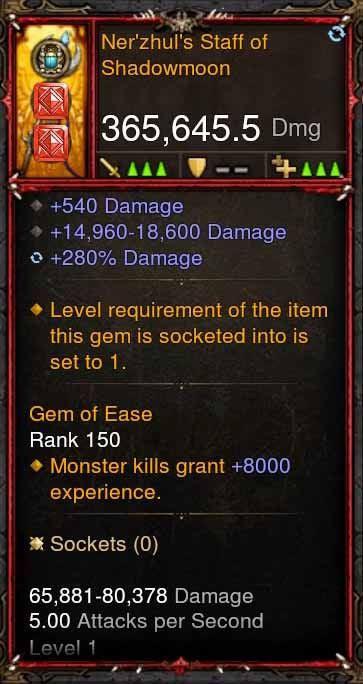 [Primal Ancient] 365k Actual DPS Nerzhuls Staff of Shadowmoon - Diablo 3 Mods Store - Seasonal and non-seasonal - Modded Items and Gear for PlayStation 4, PlayStation 5, Nintendo Switch, and Xbox One