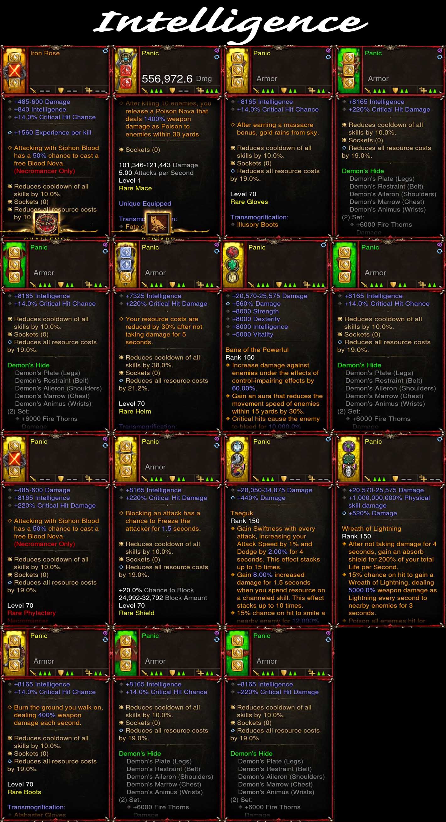 [Primal Ancient][Quad DPS] Demon Hide Set Panic For gRift 150 Diablo 3 Mods ROS Seasonal and Non Seasonal Save Mod - Modded Items and Gear - Hacks - Cheats - Trainers for Playstation 4 - Playstation 5 - Nintendo Switch - Xbox One