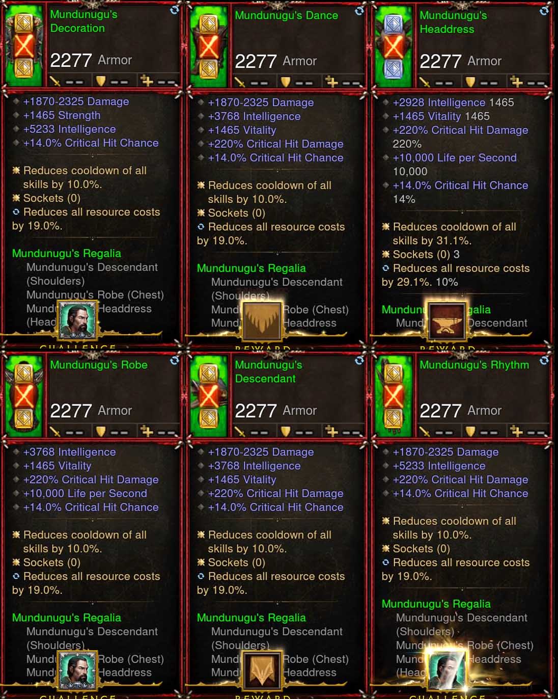 [Primal Ancient] 6x Piece Patch 2.6.8 Mundunugu Witch Doctor Set Diablo 3 Mods ROS Seasonal and Non Seasonal Save Mod - Modded Items and Gear - Hacks - Cheats - Trainers for Playstation 4 - Playstation 5 - Nintendo Switch - Xbox One