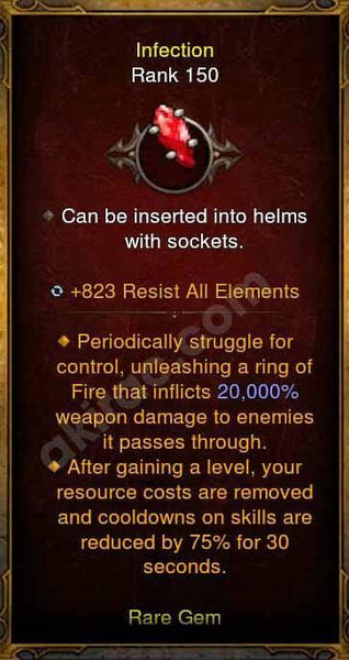 2.4.3 Red Soul Shard Legendary Gems (Max Rank, Variety Selector, Pick from Freeze, Fear, Damage, RA, Thorns, EXP, Stun, Elite Damage, Armor, Etc..)-Diablo 3 Mods - Playstation 4, Xbox One, Nintendo Switch