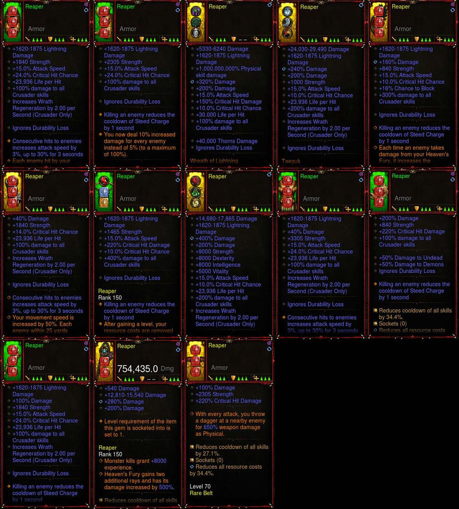 [Primal-Eth+SoulShard Infused Stats] [Quad] Diablo 3 IMv5 Crusader Valor Set Reaper-Modded Sets-Diablo 3 Mods ROS-Akirac Diablo 3 Mods Seasonal and Non Seasonal Save Mod - Modded Items and Sets Hacks - Cheats - Trainer - Editor for Playstation 4-Playstation 5-Nintendo Switch-Xbox One
